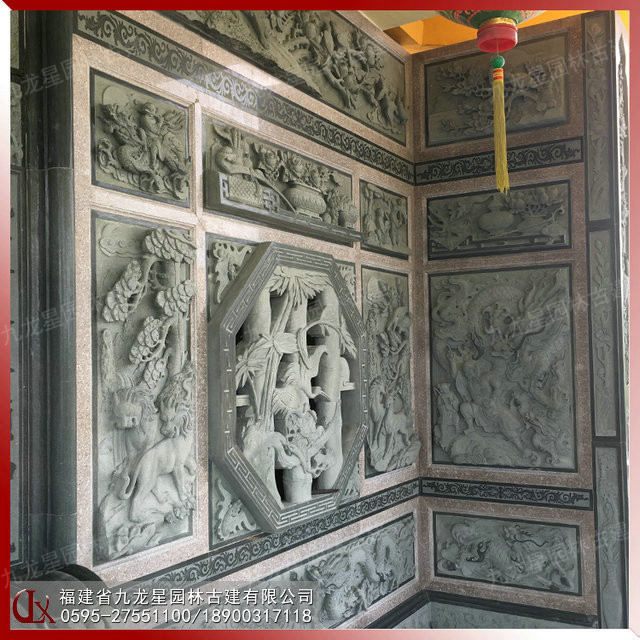 浮雕石雕壁畫